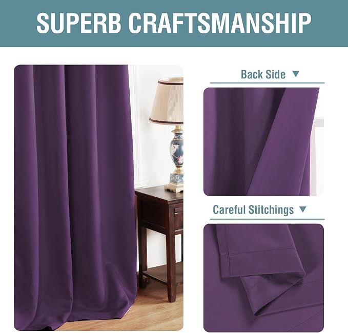 H.VERSAILTEX Preminum Blackout Curtains - Image 3