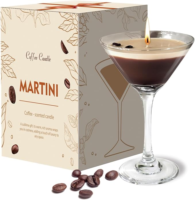 Espresso Martini Candle Unique Gifts by SILEAGEO
