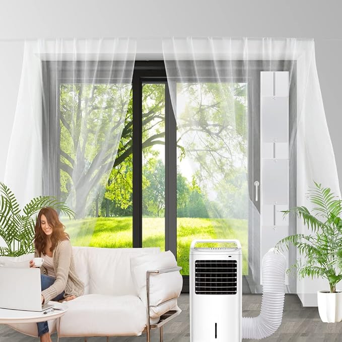 Portable Air Conditioner Sliding Door Vent Kit, 2024 New Upgrade Portable Air - Image 4