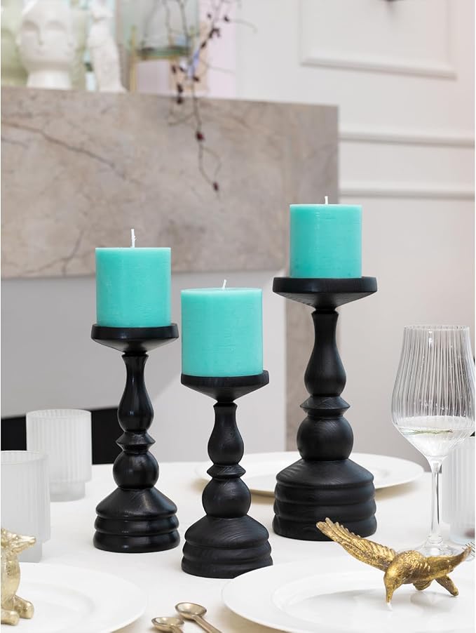 3x3 Pillar Candles Set of 3 - Image 4