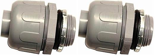 Southwire 58133701 3/4-in Liquid-Tight Connector;Grey by Southwire