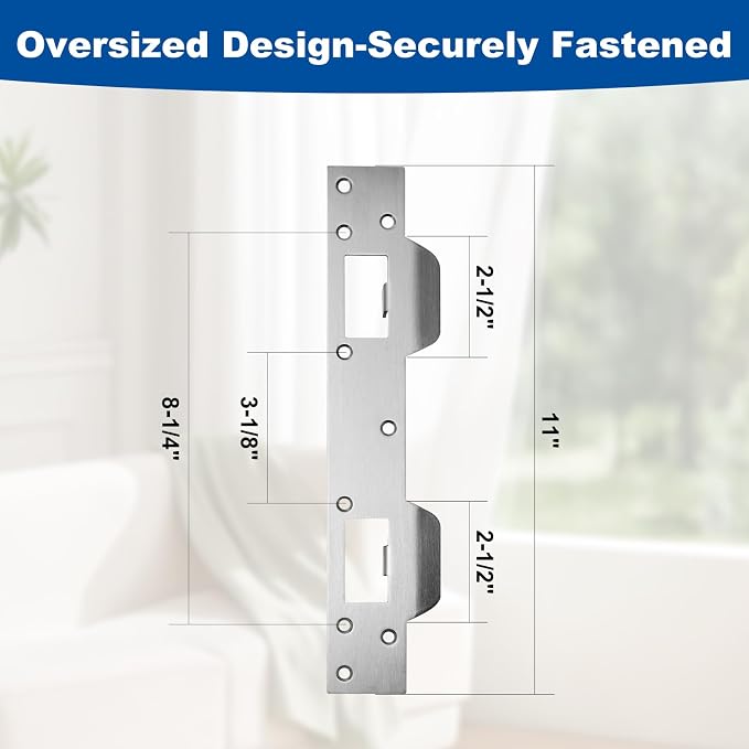 U 10539 Door Reinforcement Plate & U10385 Strike - Image 6