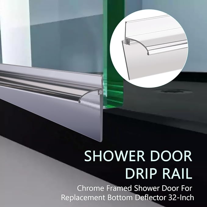 25" Shower Door Bottom Deflector - Image 5