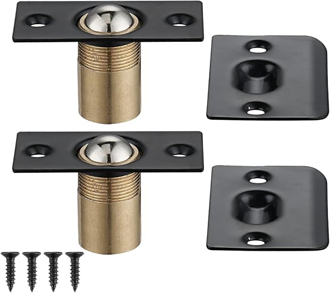 JQK Closet Door Ball Catch Hardware, Stainless Steel Catch Adjustable by Homeimprovement