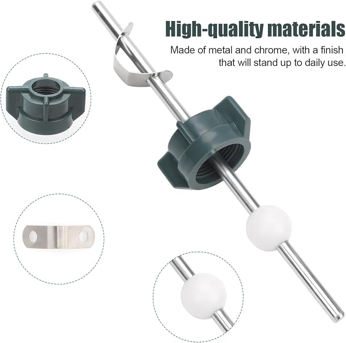 2pcs Sink Ball/Pivot Rod Replacement Parts Bathroom Sink Drain Stopper Kit - Image 4