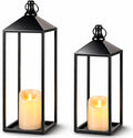 Lanterns Decorative Outdoor Indoor, Home Decor, Modern Farmhouse Lantern Decor by MATAHUMbeyourbetterchoice