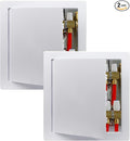 12"x12" Plastic Access Panel, Drywall Access Door White 2 Pack by Donext