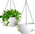 UOUZ 13 Inch 2 Pack Large Self Watering Hanging Planters by UOUZ