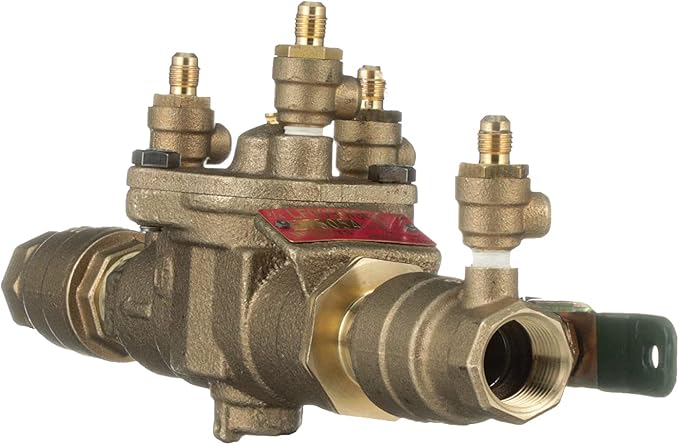 Watts 3/4" Lead Free Reduced Pressure Zone Assembly, Quarter Turn Shutoff Valves - Image 7
