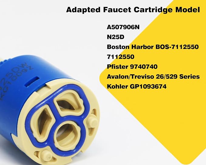 N25DW Faucet Cartridge, Replacement parts - Image 5