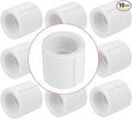 10Pack 1" Double Female Thread PVC Pipe Coupling Adapter Pipe Fitting Connector by Lswteiz