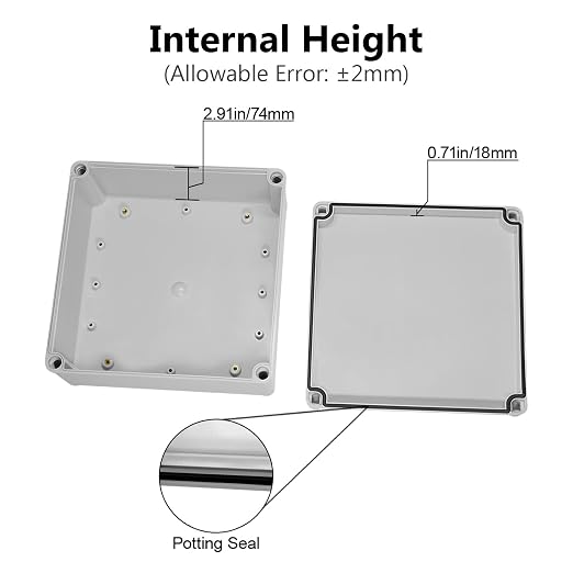 Junction Box IP67 Waterproof Dustproof ABS Plastic Project Box - Image 4