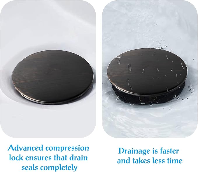 2 Pack Universal Pop Up Sink Drain Stopper - Image 4