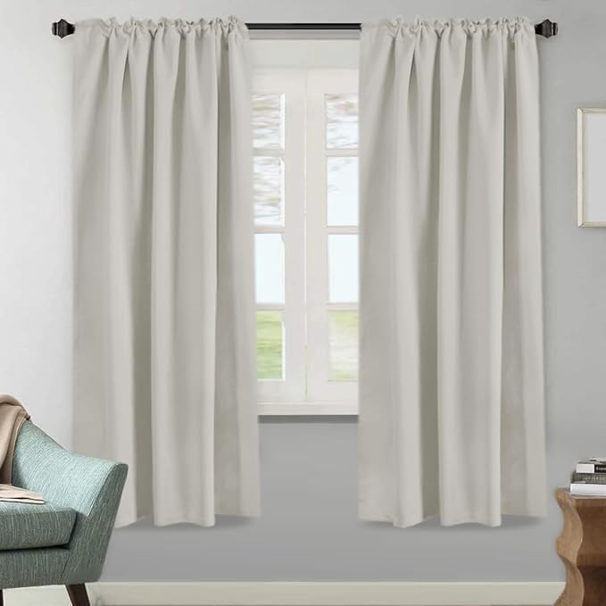 H.VERSAILTEX Blackout Curtains Thermal Insulated Window Treatment Panels Room - Image 2