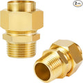 2 Pack Grill Propane Conversion Connector 1/2'' CSST Male NPT Gas Line Fitting by GREHITK