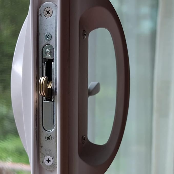 HauSun Mortise Lock with 45 Degree Keyway and Round Faceplate, Adjustable - Image 5