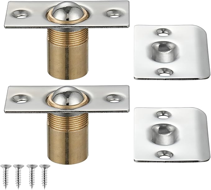 JQK Closet Door Ball Catch Hardware, Stainless Steel Catch Adjustable by Homeimprovement