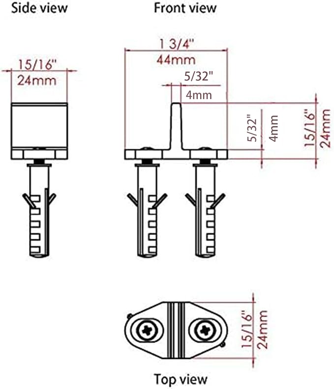 JUBEST Black Aluminum Floor Guide - Image 6