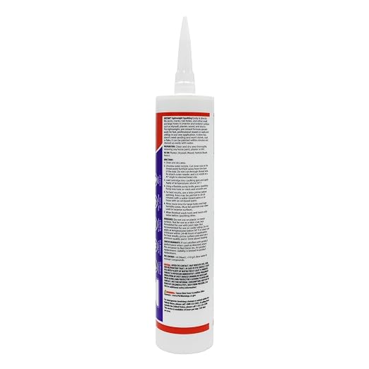 Red Devil 0550 Onetime Lightweight Spackling, 10.1 oz. Cartridge, 1 Pack - Image 2