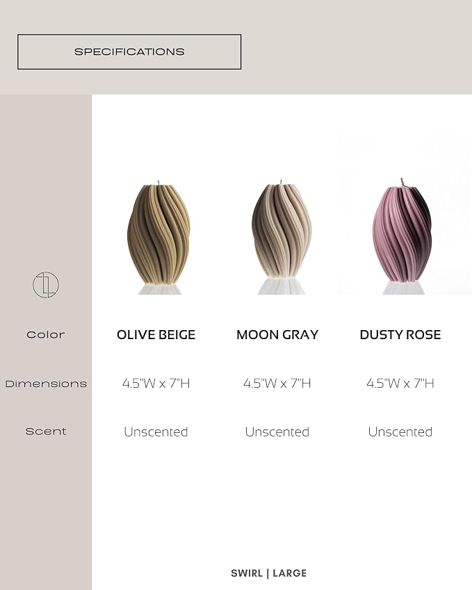 LAWA Swirl Candle - Image 4