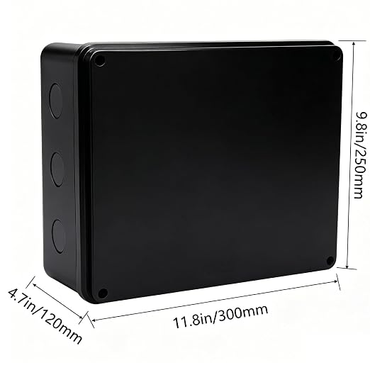 Junction Box, Reserved Holes Electrical Boxes Waterproof IP65 ABS Plastic - Image 2