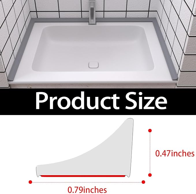 Raycity Silicone Shower Threshold Water Dam Barrier, 67 Inch, Shower Water - Image 3