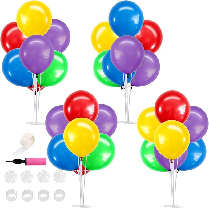 TONIFUL 4 Set Colorful Centerpieces by TONIFUL