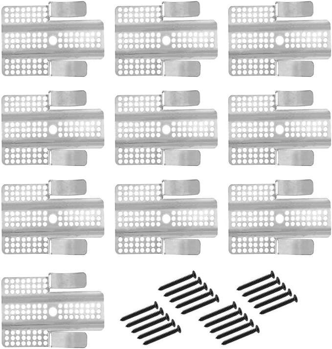SagaSave Stainless Steel Drywall Repair Clips, Sheetrock Wall Patching Support by Unknown