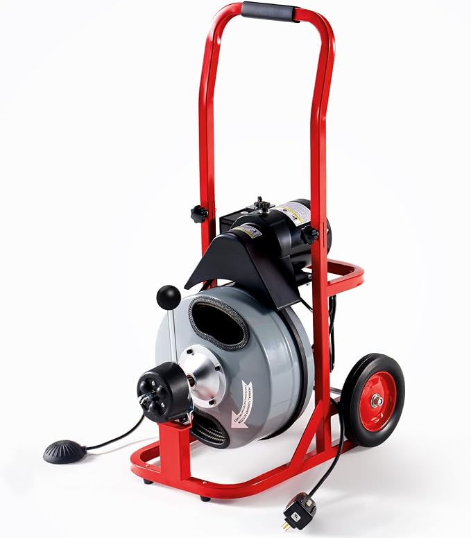 Albott 50 FT x 3/8 inch Electric Drain Cleaner Machine - Image 8
