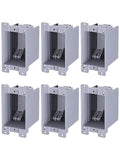LEONLITE 6-Pack 14 Cubic Inch Single Gang Old Work Electrical Outlet Box | One by LEONLITE