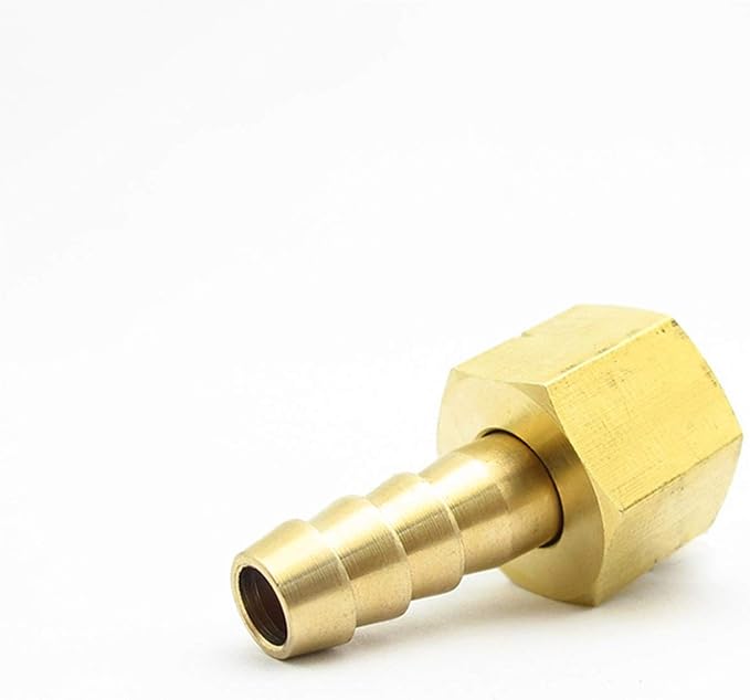 PYouo-Brass Pipe Joint Brass Connector Adapter, 6mm 8mm 10mm Hose Barb X M10 by Pangyoo