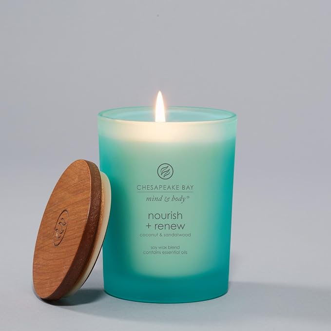 Chesapeake Bay Candle Mind & Body Medium Jar Candle Nourish + Renew - Image 2