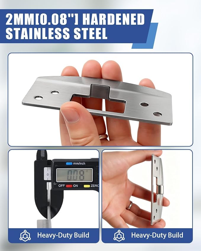 Extra Large Door Strike Plate, Adjustable Door Strike Plate, Applicable - Image 4