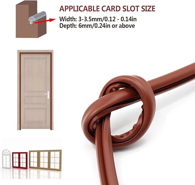 Kerf Door Seal Kit, Premium Rubber Weather Stripping - Image 4