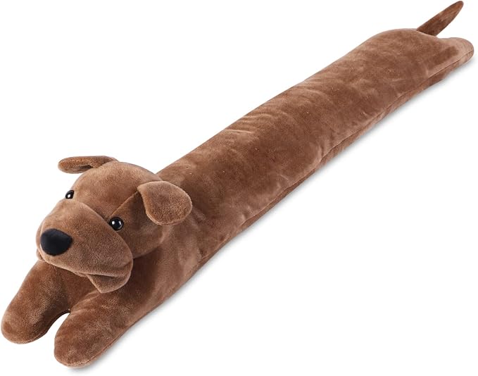 Dog Under Door Draft Stopper Heavy Duty, 3LB 36 Inch Decorative Fabric Door by SANFERGE