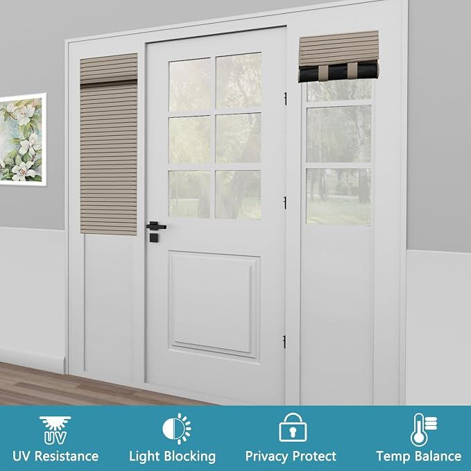 Muamar Sidelight Curtains for Door & Window, Privacy Thermal Insulated Curtain - Image 7