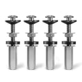 4Pcs Universal Toilet Seat Bolts Kit, Metal Heavy by Unknown