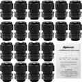 MAKERELE Nylon Waterproof 3/4'' NPT Cable Gland Strain Relief IP68 | 3/4 Inch by MAKERELE