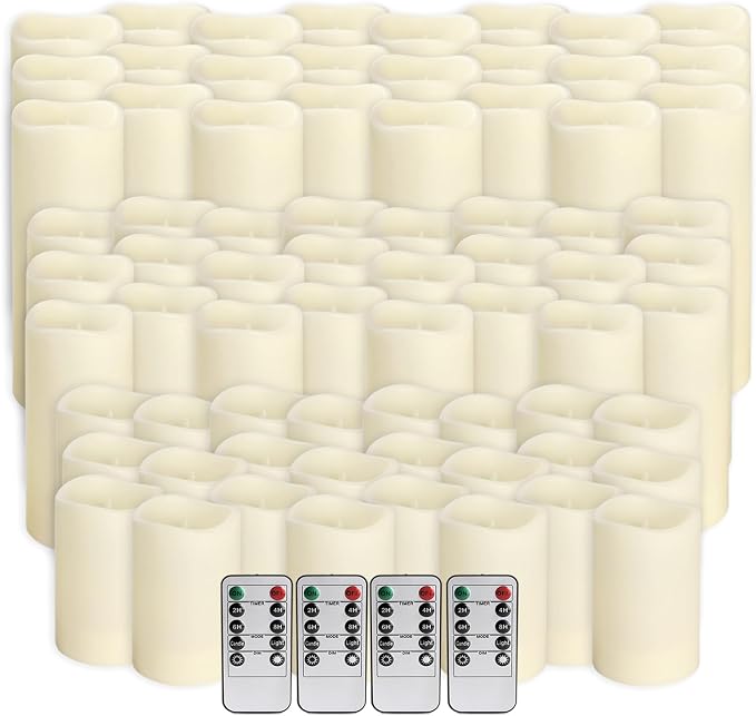 72-Pack LED Flameless Candles - Image 2