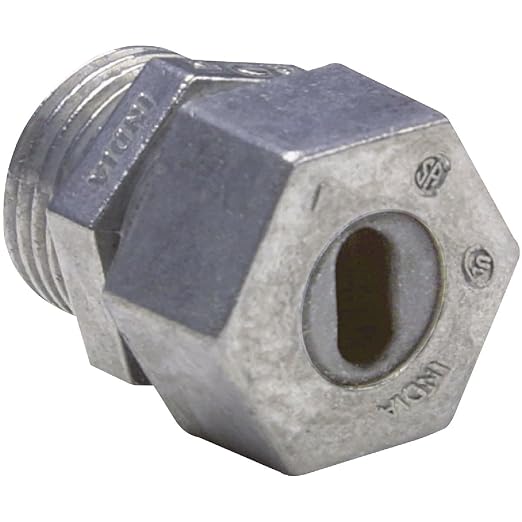 Sigma ProConnex 49092 1/2" NMSE Underground Feeder Cable Connector 1PK by SigmaEngineeredSolutions