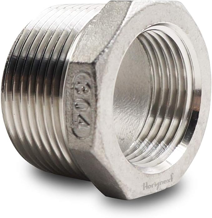 Reducing Bushing Pipe Adapter 1-1/4 MIP x 1 FIP, 304 SS，1 Pc | Adapts a 1-1/4 - Image 6
