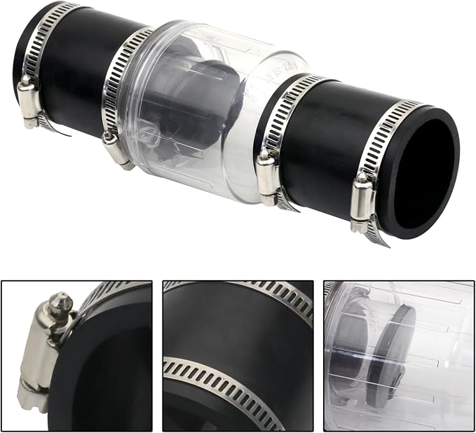 2 Inch Sump Pump Check Valve for Condensate and Sewage Pipes, Silent Check - Image 4