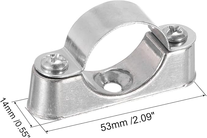uxcell 10Pcs Pipe Support Pipe Bracket Clamp - Image 2