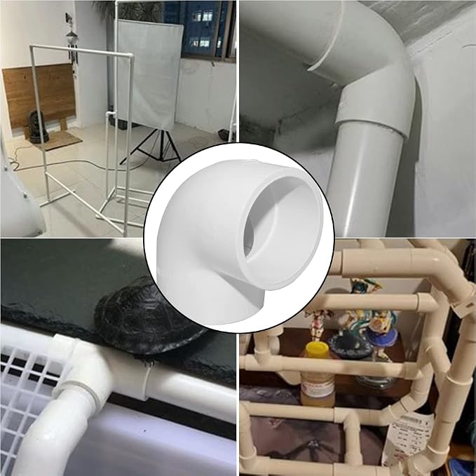 10PCS 3/4" 90 Degree Elbow PVC Pipe Fitting Adapter Coupling Connector Schedule - Image 7