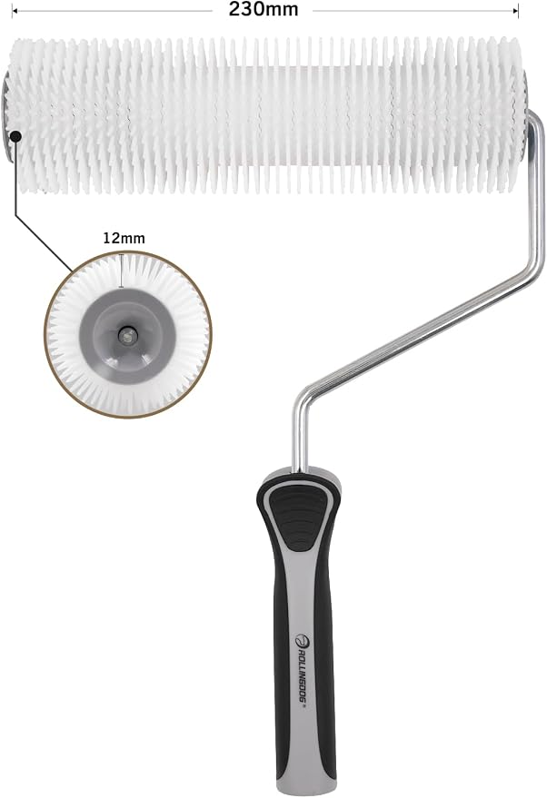 ROLLINGDOG 9 Inch Spike Roller Epoxy Floor Spiked Roller | - Image 2