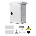 Metal Nema Enclosure with Fan Vented, Mount Track Electrical Box 12X16X6 | by SWPEC