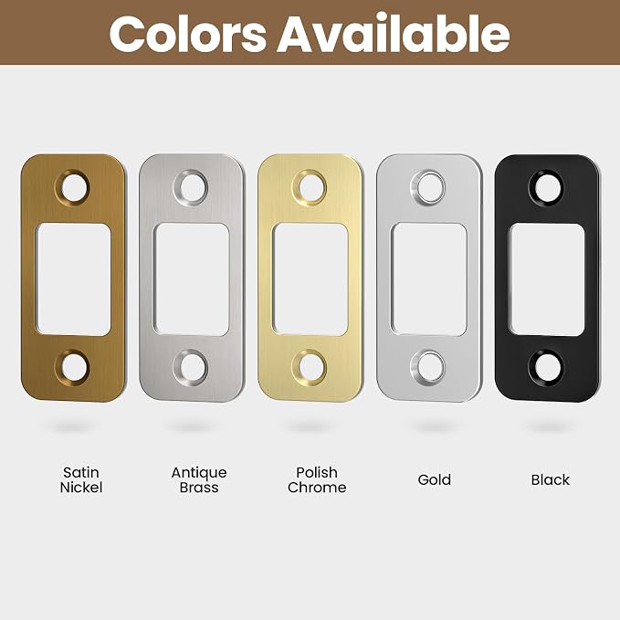 Deadbolt Strike Plate Door Backplate - Image 7