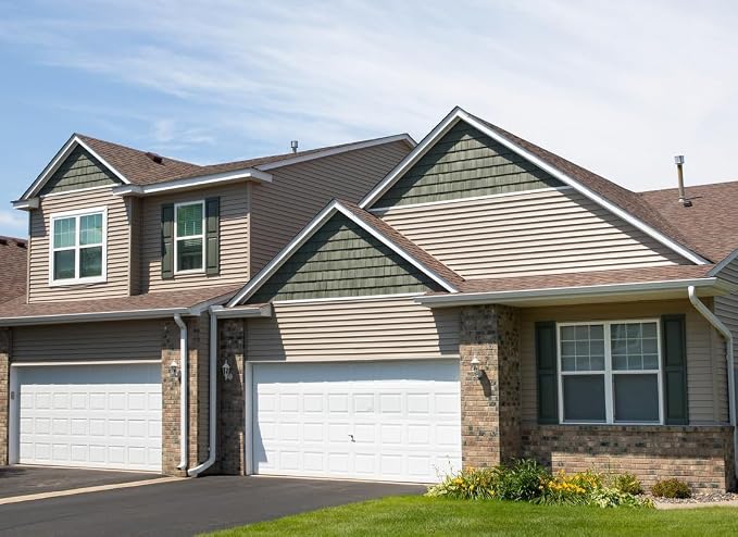 Homeside Raised Panel Vinyl Shutter 1 Pair 14-1/2in. x 39in. 490 Green - Image 7