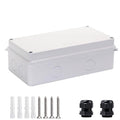 Junction Box, Reserved Holes Electrical Boxes Waterproof IP65 ABS Plastic by LuSumtly