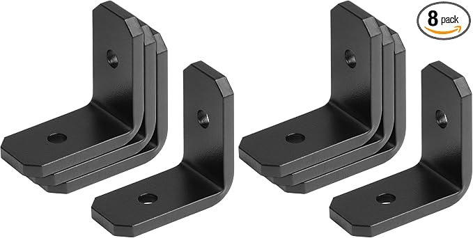 4 PCS 2" x 1" Heavy Duty L Angle Bracket, 6 Gauge by eoere